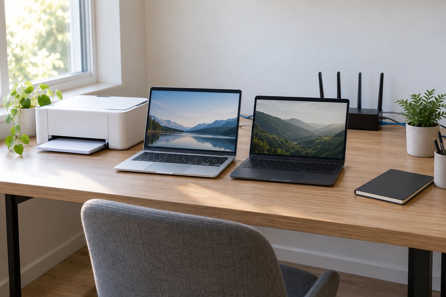 how to share a printer between mac and windows