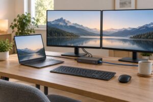 how to use a docking station with a laptop