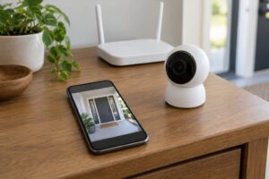 how to view security cameras remotely on your phone