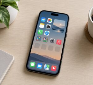 how to organize the home screen on an iphone