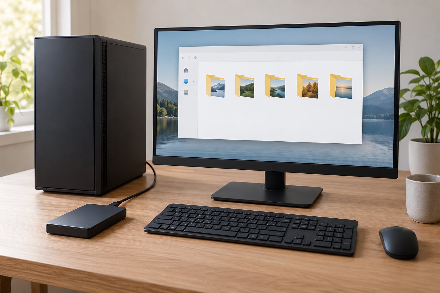 how to set up automatic backups on windows