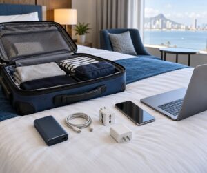 how to charge devices safely while traveling