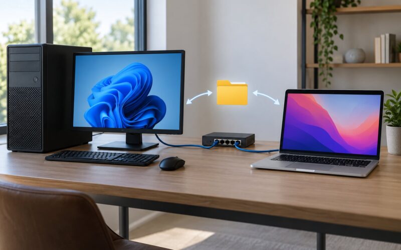 How to Transfer Files Between Mac and Windows on the Same Network 2026