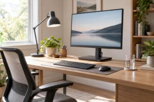 how to reduce eye strain while working on a computer