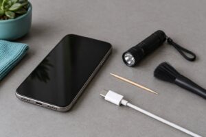 how to fix a charging port that is not working