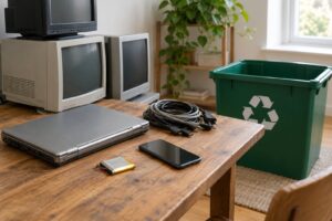 how to recycle old electronics responsibly