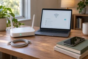 how to set up quality of service on a router