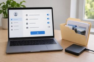 how to export your data from a social media account