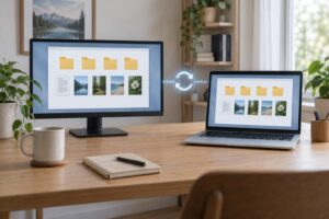how to sync files between two computers automatically