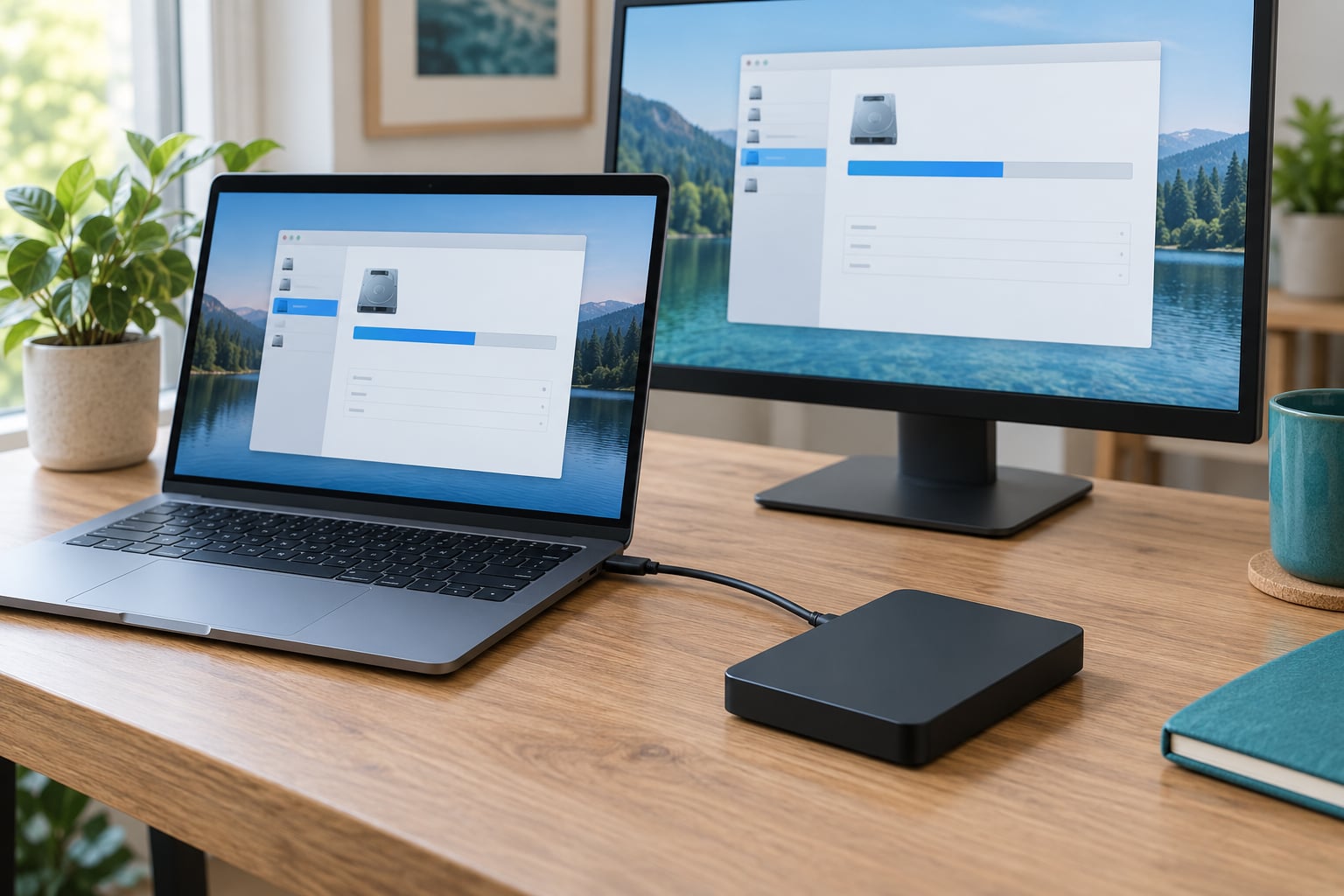 how to format an external hard drive for mac and windows