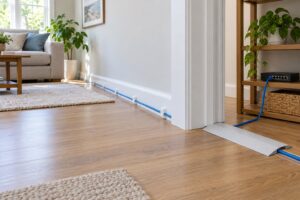how to run ethernet in a house without drilling