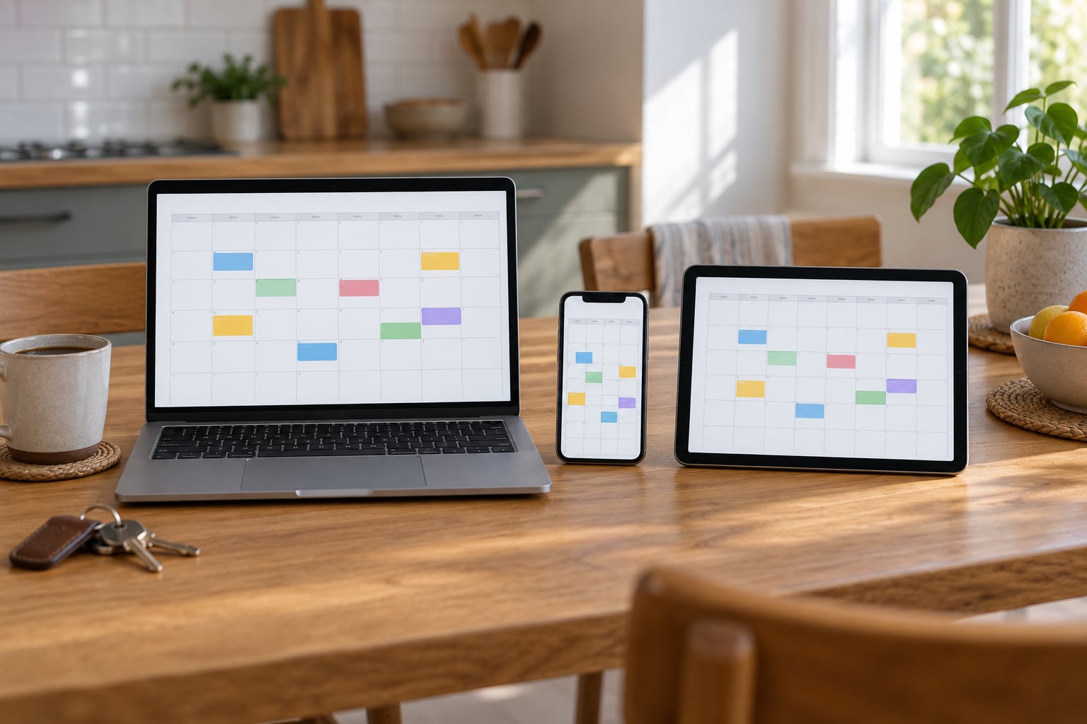 how to share a family calendar across platforms