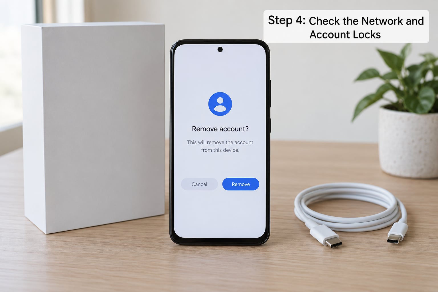 Step 4: Check the Network and Account Locks