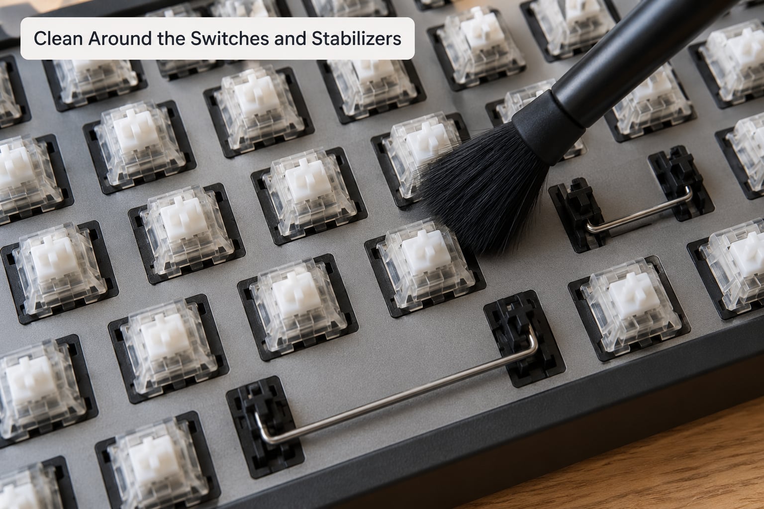 Clean Around the Switches and Stabilizers