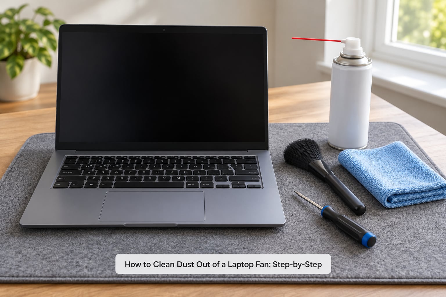 How to Clean Dust Out of a Laptop Fan: Step-by-Step