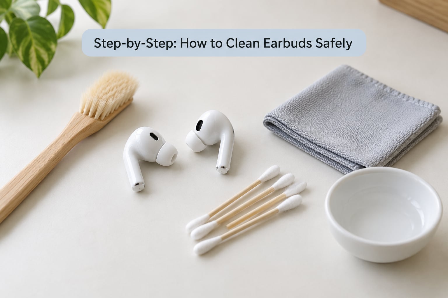 Step-by-Step: How to Clean Earbuds Safely