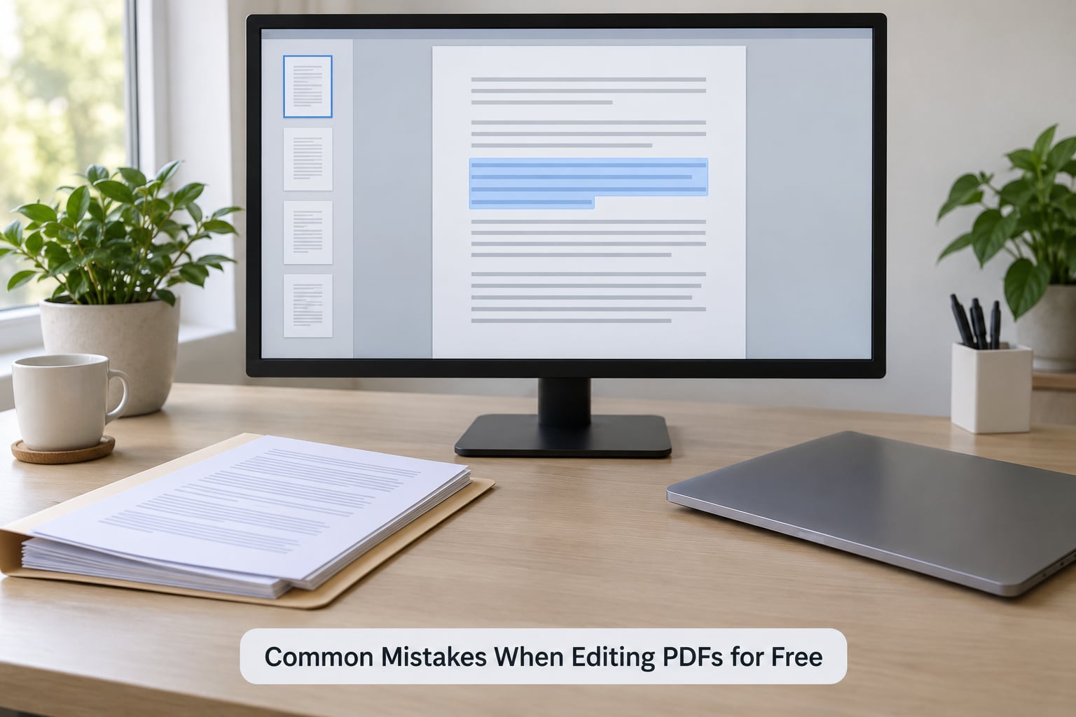 Common Mistakes When Editing PDFs for Free