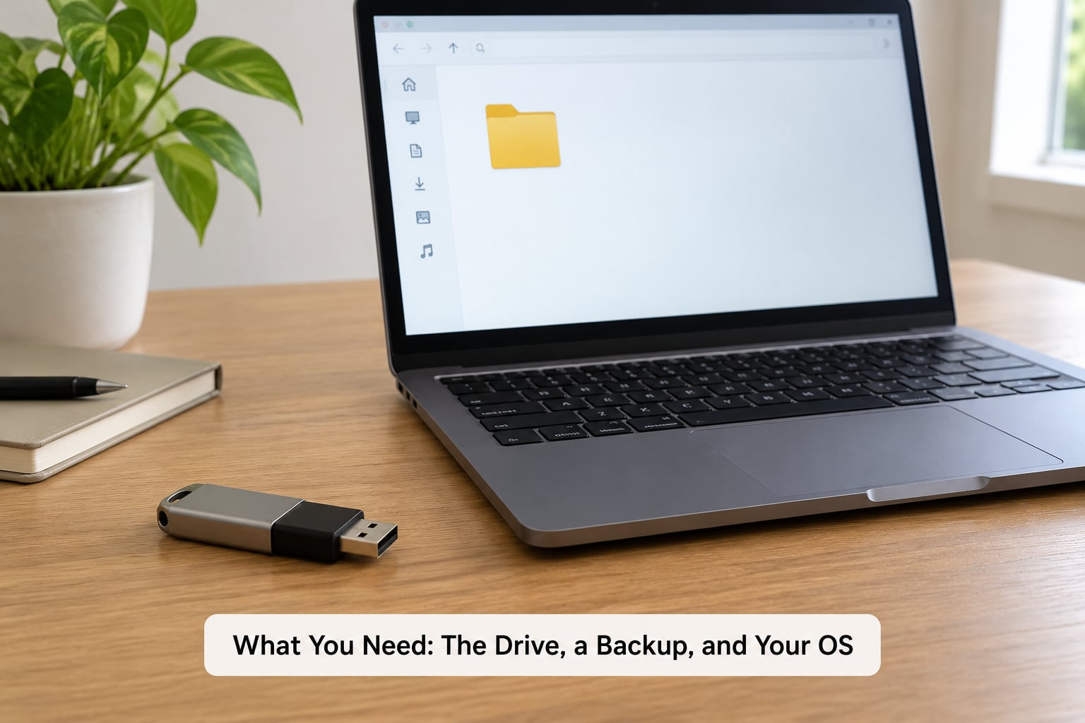 What You Need: The Drive, a Backup, and Your OS