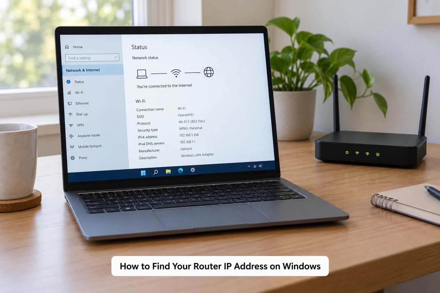 How to Find Your Router IP Address on Windows
