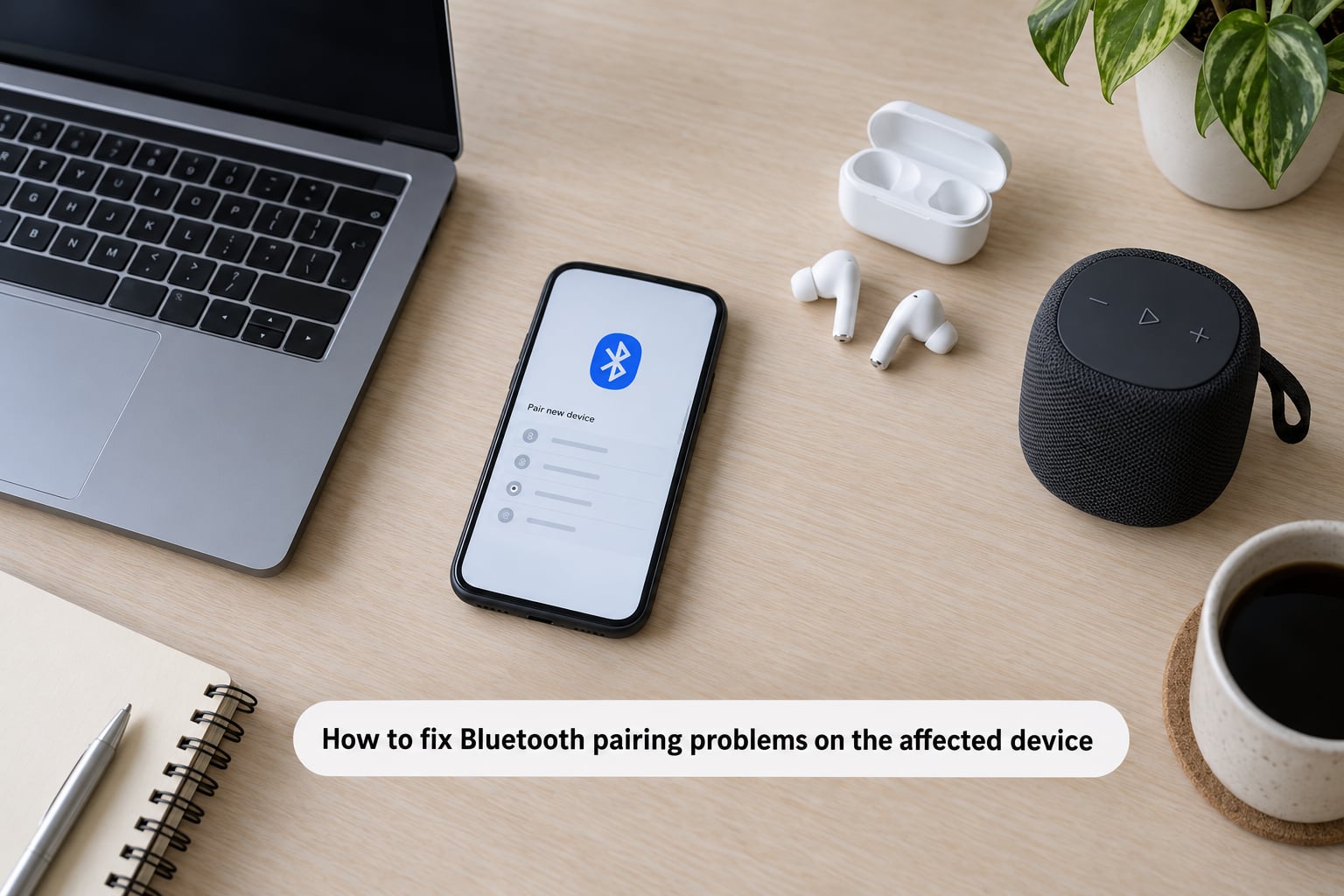 How to fix Bluetooth pairing problems on the affected device
