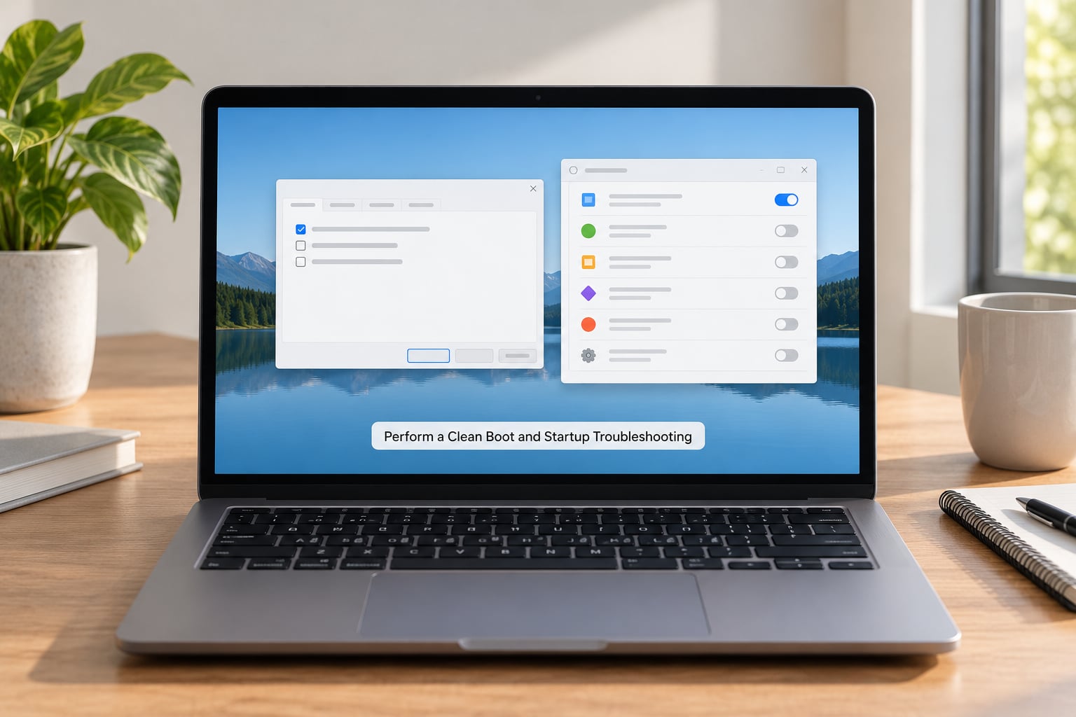 Perform a Clean Boot and Startup Troubleshooting
