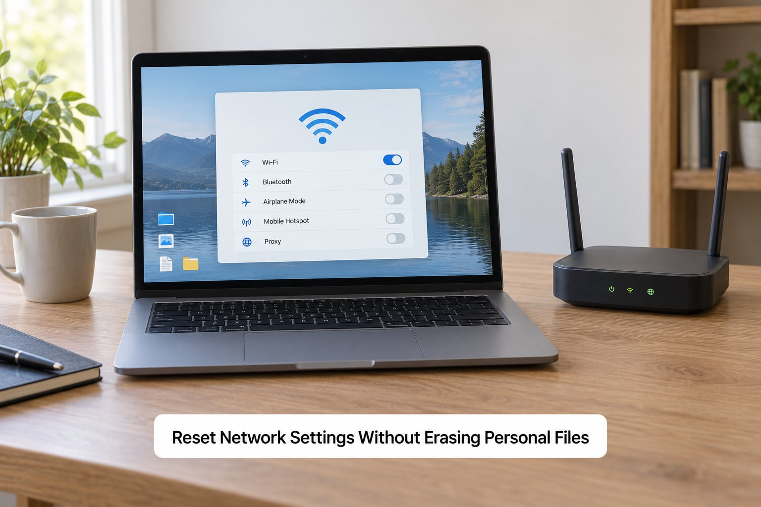 Reset Network Settings Without Erasing Personal Files
