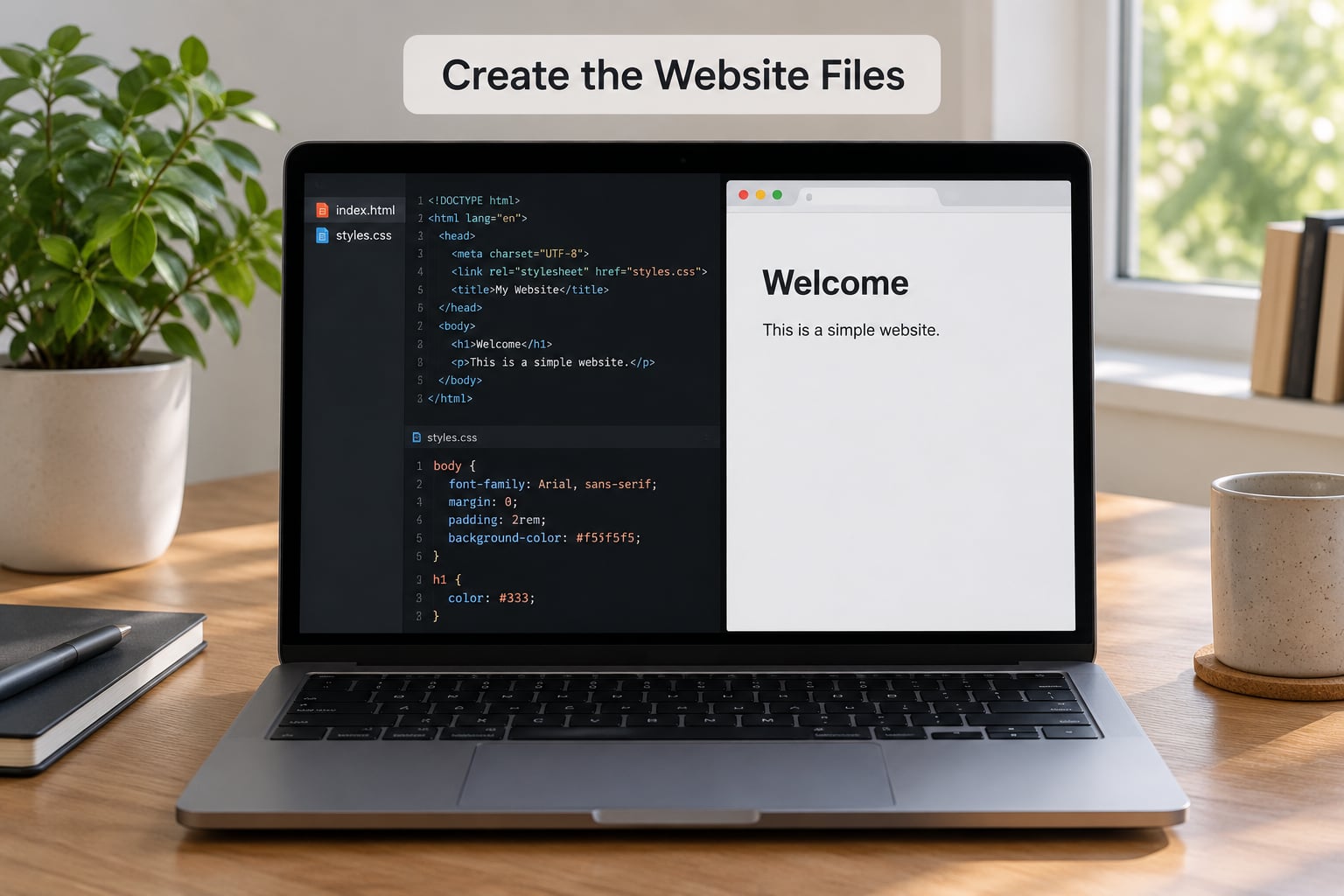 Create the Website Files