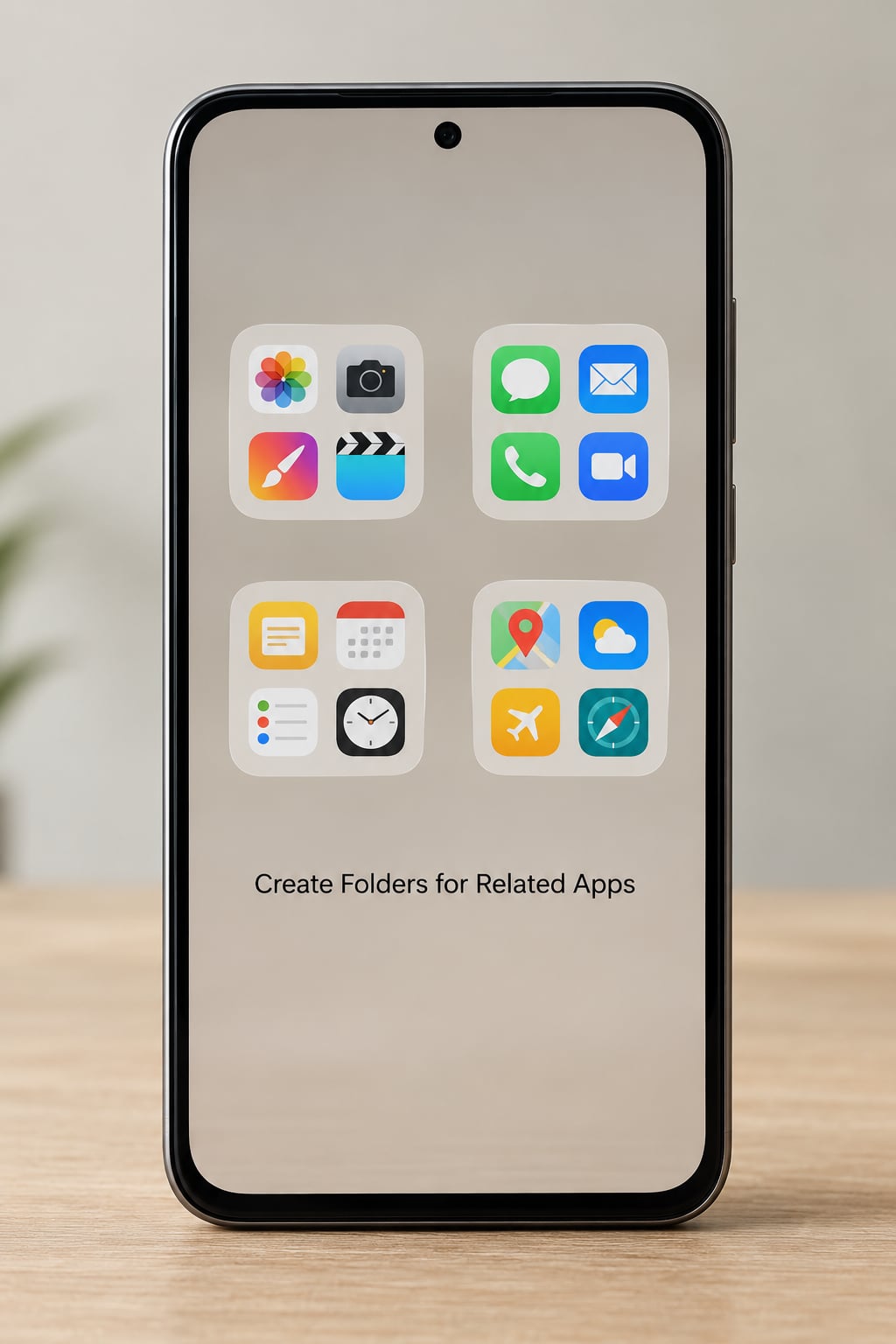 Create Folders for Related Apps