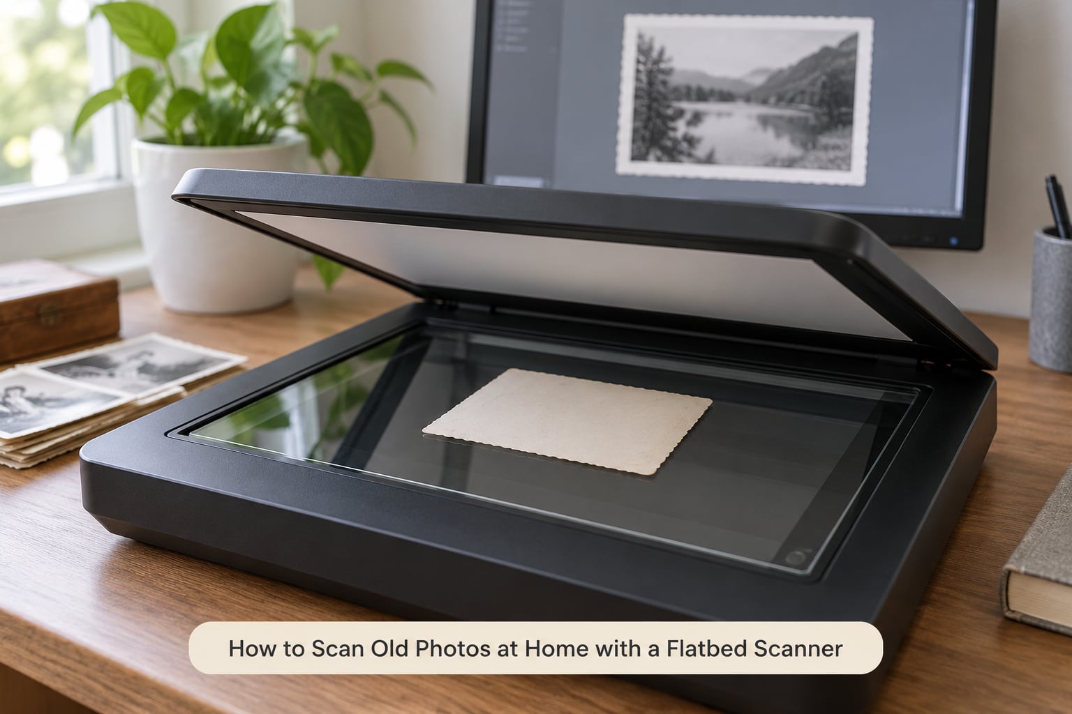 How to Scan Old Photos at Home with a Flatbed Scanner