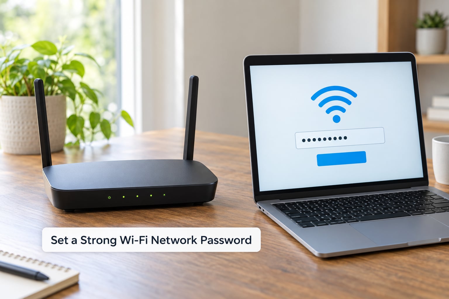 Set a Strong Wi-Fi Network Password