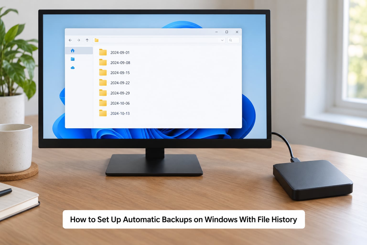How to Set Up Automatic Backups on Windows With File History