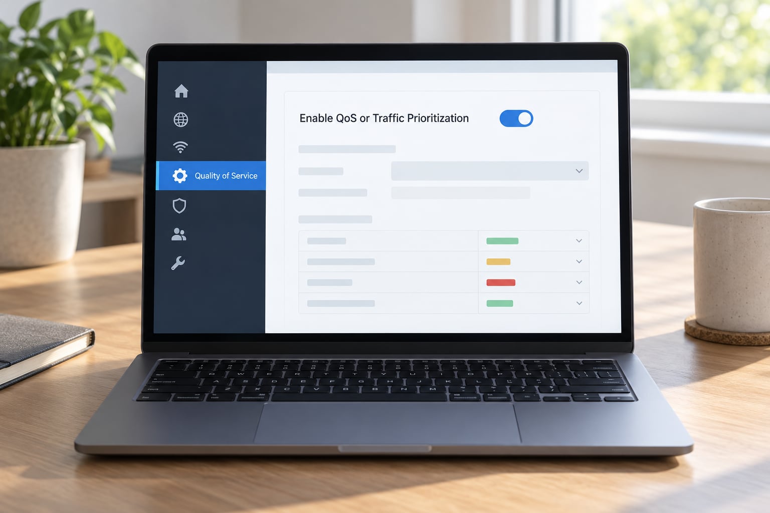 Enable QoS or Traffic Prioritization