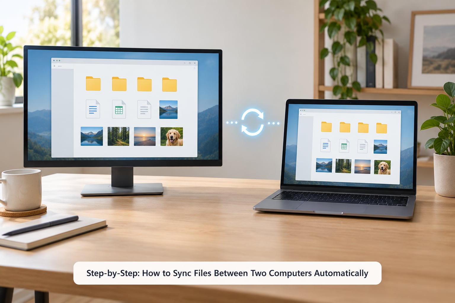 Step-by-Step: How to Sync Files Between Two Computers Automatically