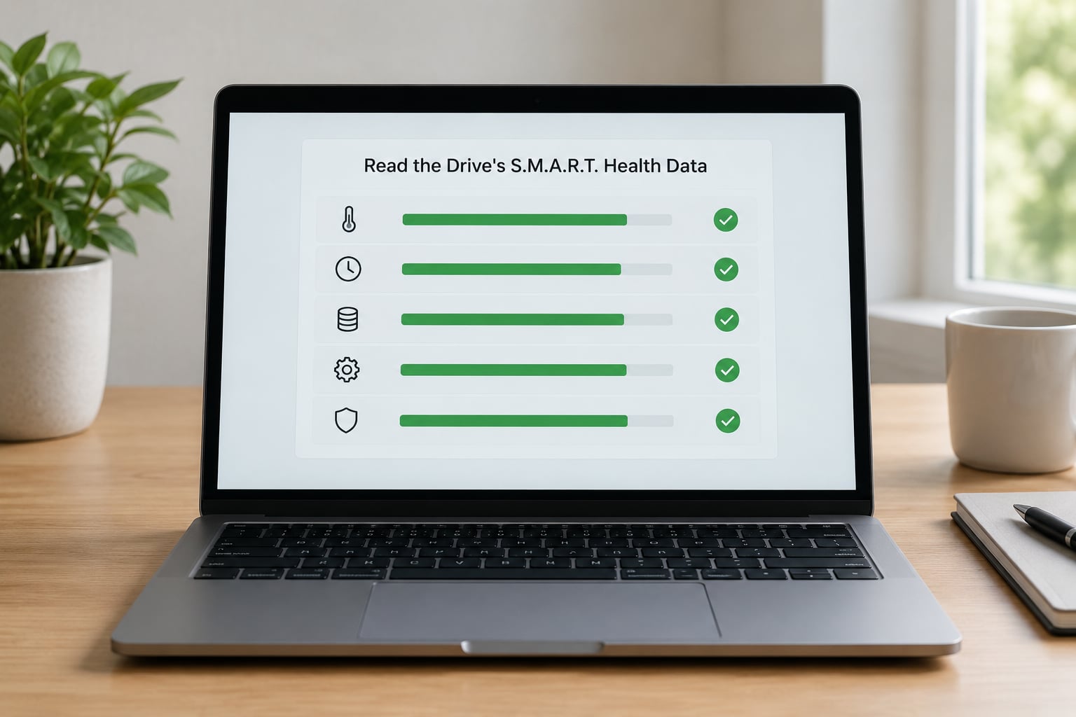 Read the Drive's S.M.A.R.T. Health Data