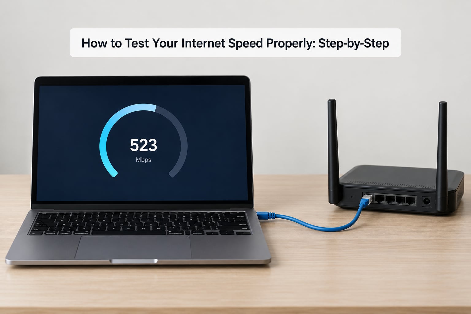 How to Test Your Internet Speed Properly: Step-by-Step