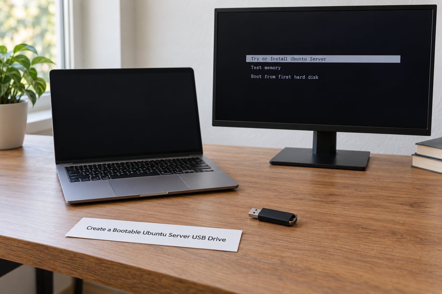 Create a Bootable Ubuntu Server USB Drive