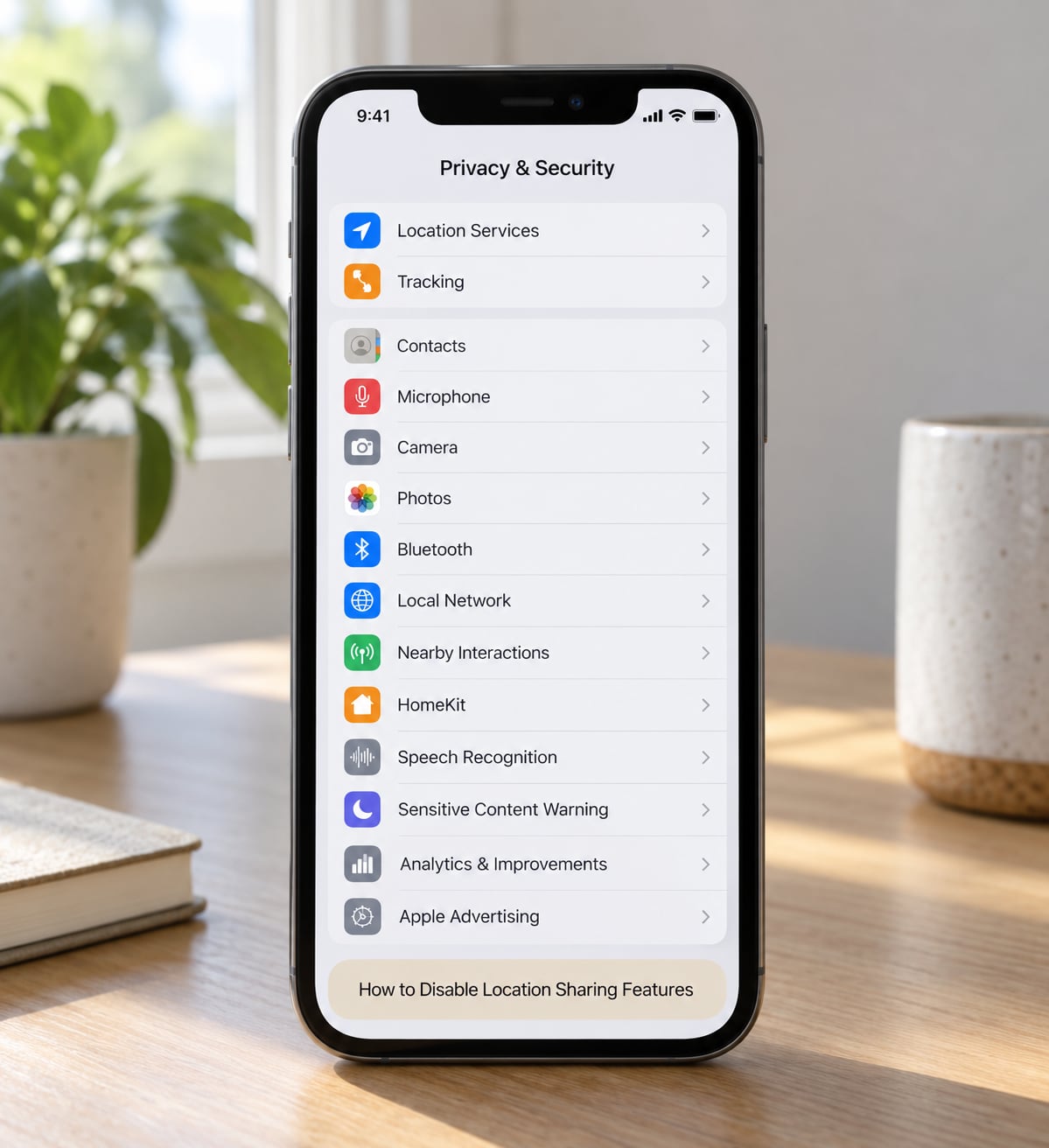How to Disable Location Sharing Features