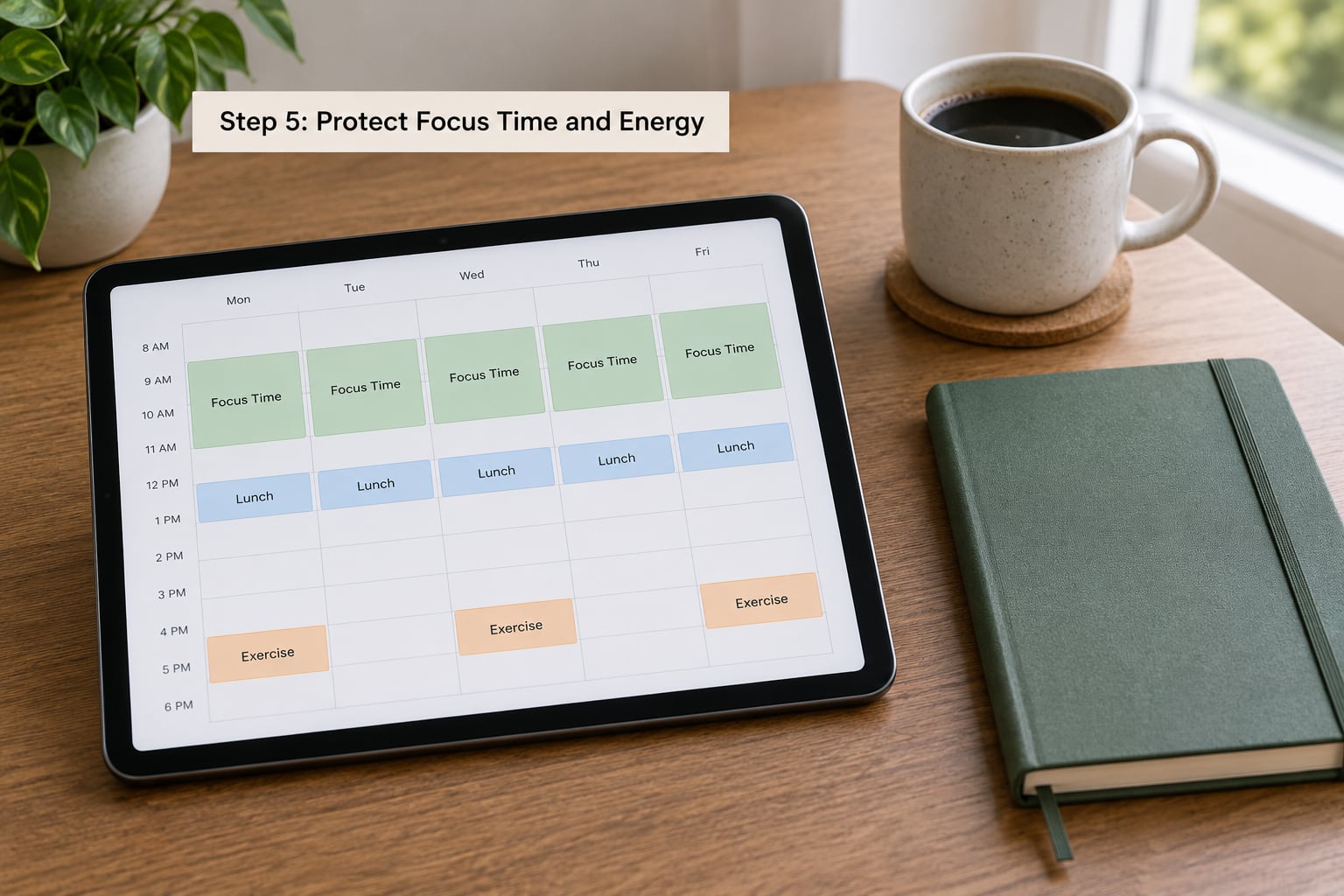 Step 5: Protect Focus Time and Energy