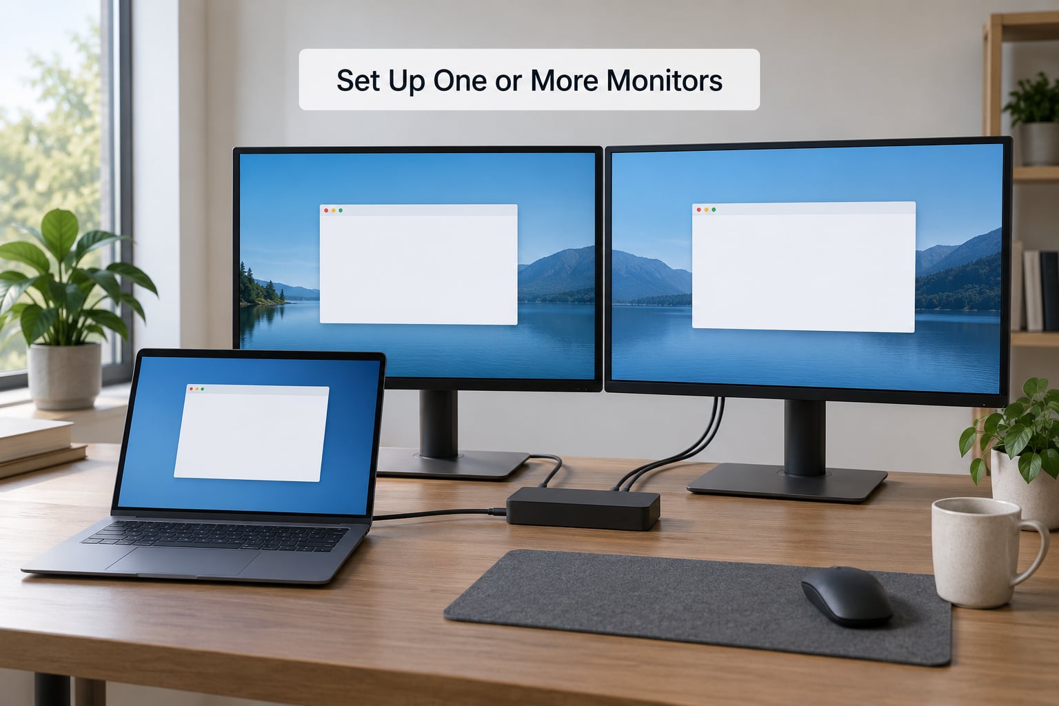 Set Up One or More Monitors