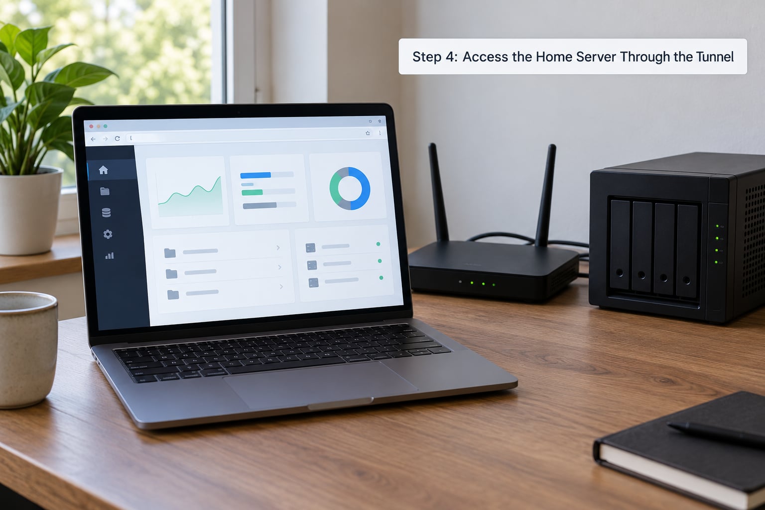 Step 4: Access the Home Server Through the Tunnel