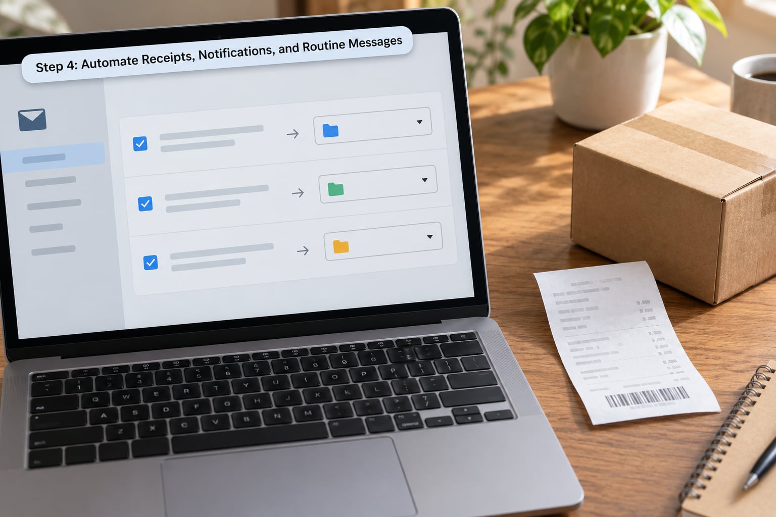 Step 4: Automate Receipts, Notifications, and Routine Messages
