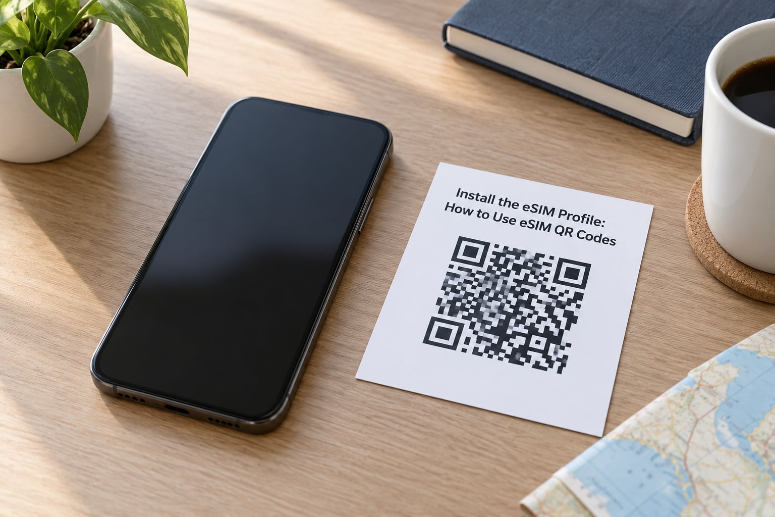Install the eSIM Profile: How to Use eSIM QR Codes