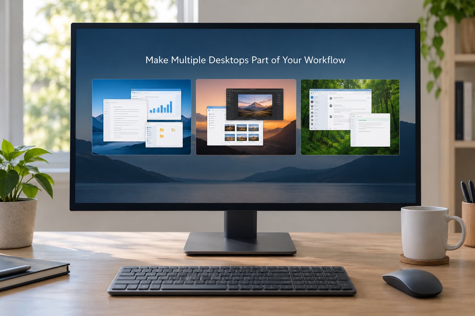 Make Multiple Desktops Part of Your Workflow