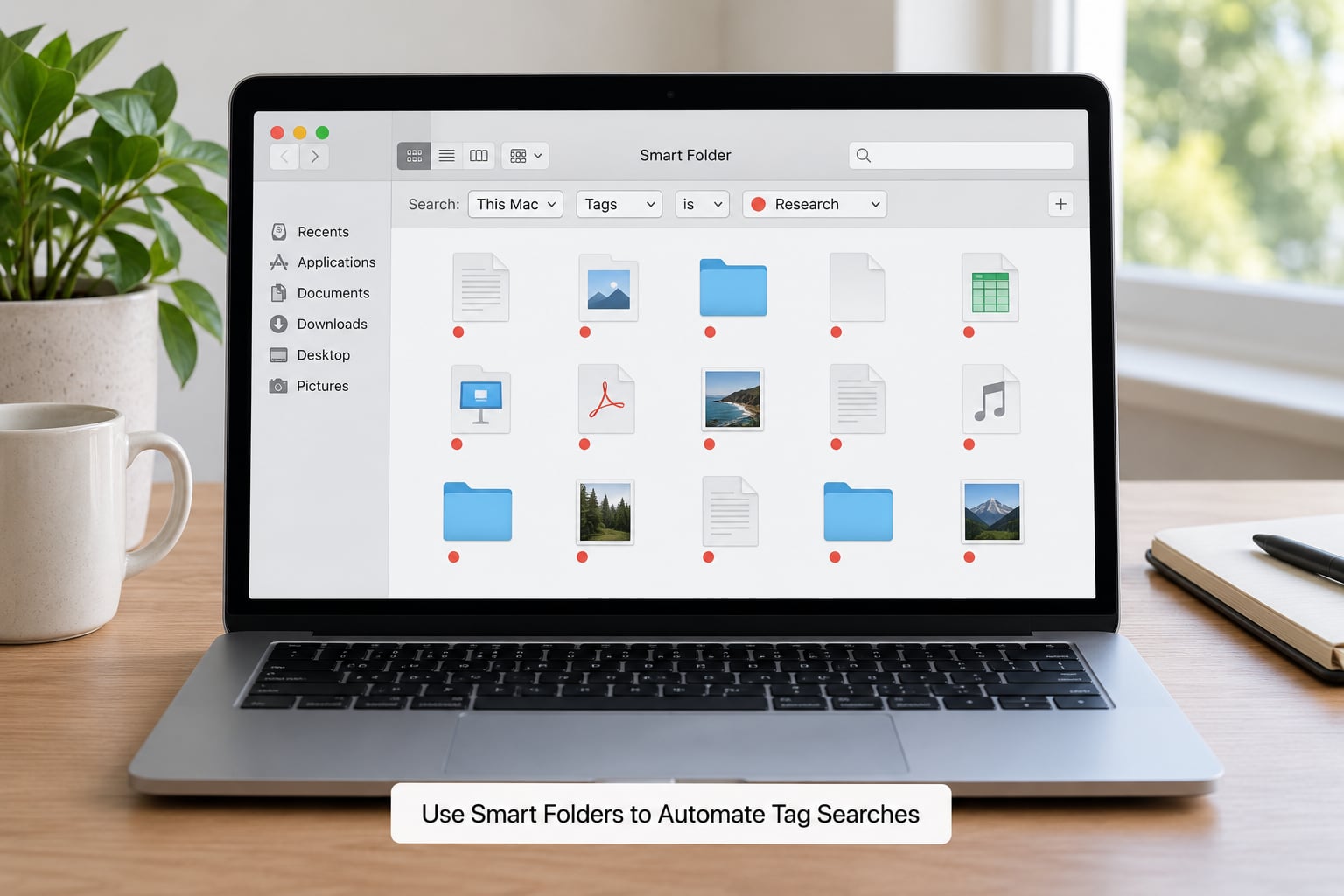 Use Smart Folders to Automate Tag Searches
